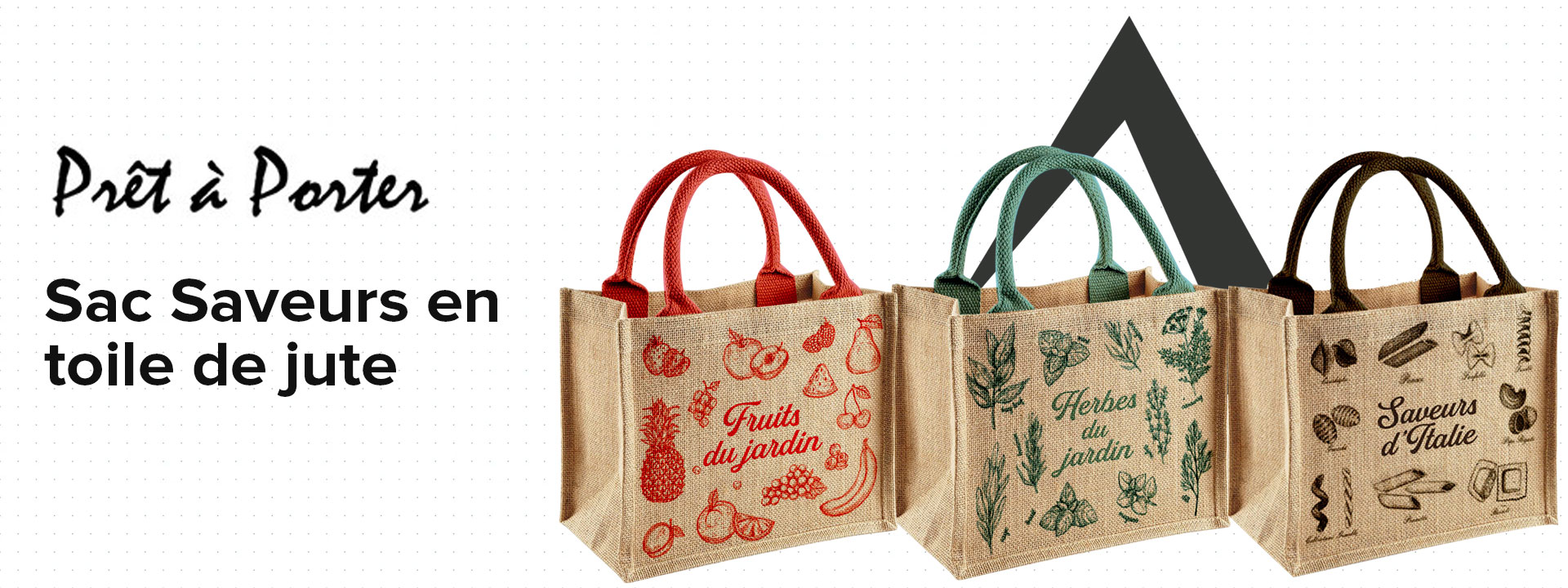 Sac Saveurs en toile de jute