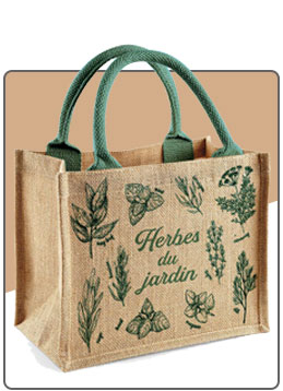 Sac Saveurs en toile de jute