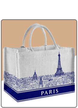 Maxi Cabas Ville de Paris en coton